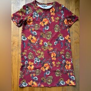 Zara Trafaluc Autumn Fall Floral Dress